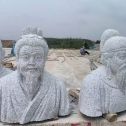 深圳 白麻花岗岩石材人物立体雕刻