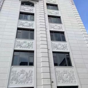 深圳 白麻荔枝面花岗岩别墅外墙干挂