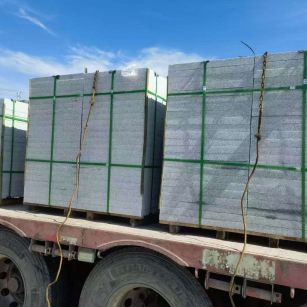 深圳 芝麻白花岗岩地铺石装车日常