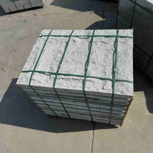 深圳 白麻花岗岩石材自然面蘑菇石成品