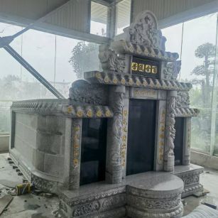 深圳 芝麻白墓碑效果展示图