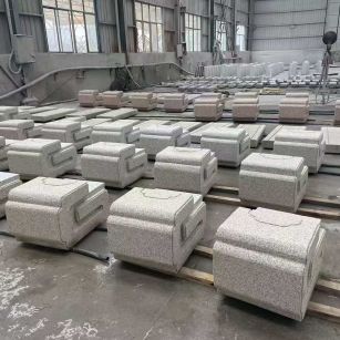 深圳 白麻花岗岩异形加工-石凳，坐凳