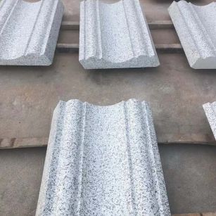 深圳 白麻花岗岩光面别墅线条