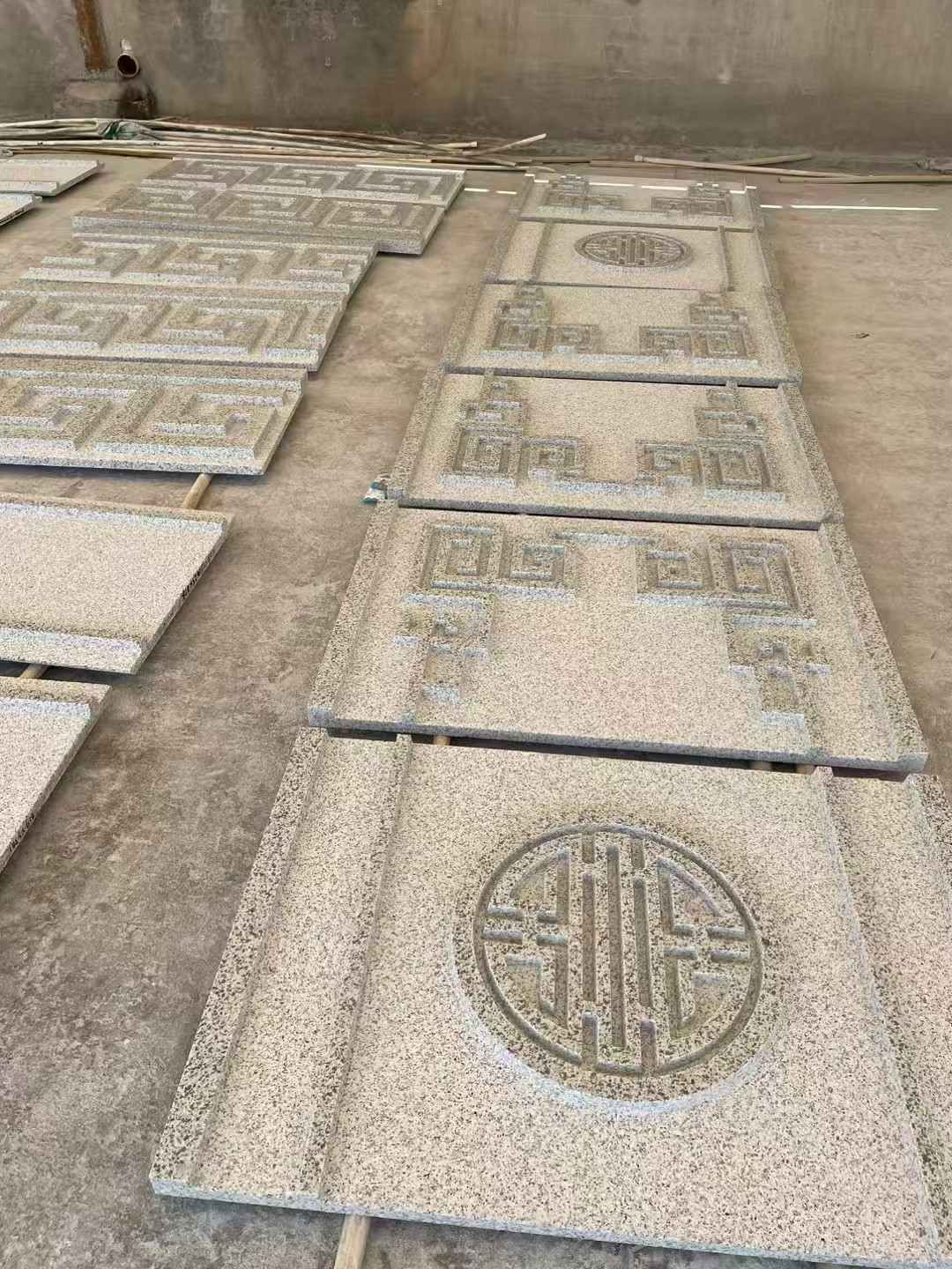 深圳 白麻花岗岩外墙立面雕刻板