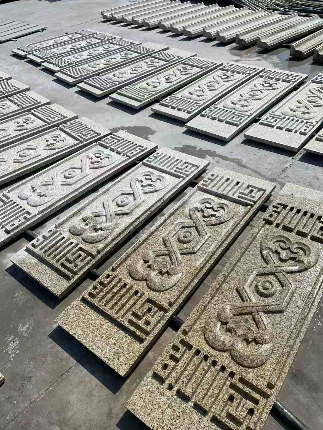 深圳 黄金麻花岗岩外墙雕刻板