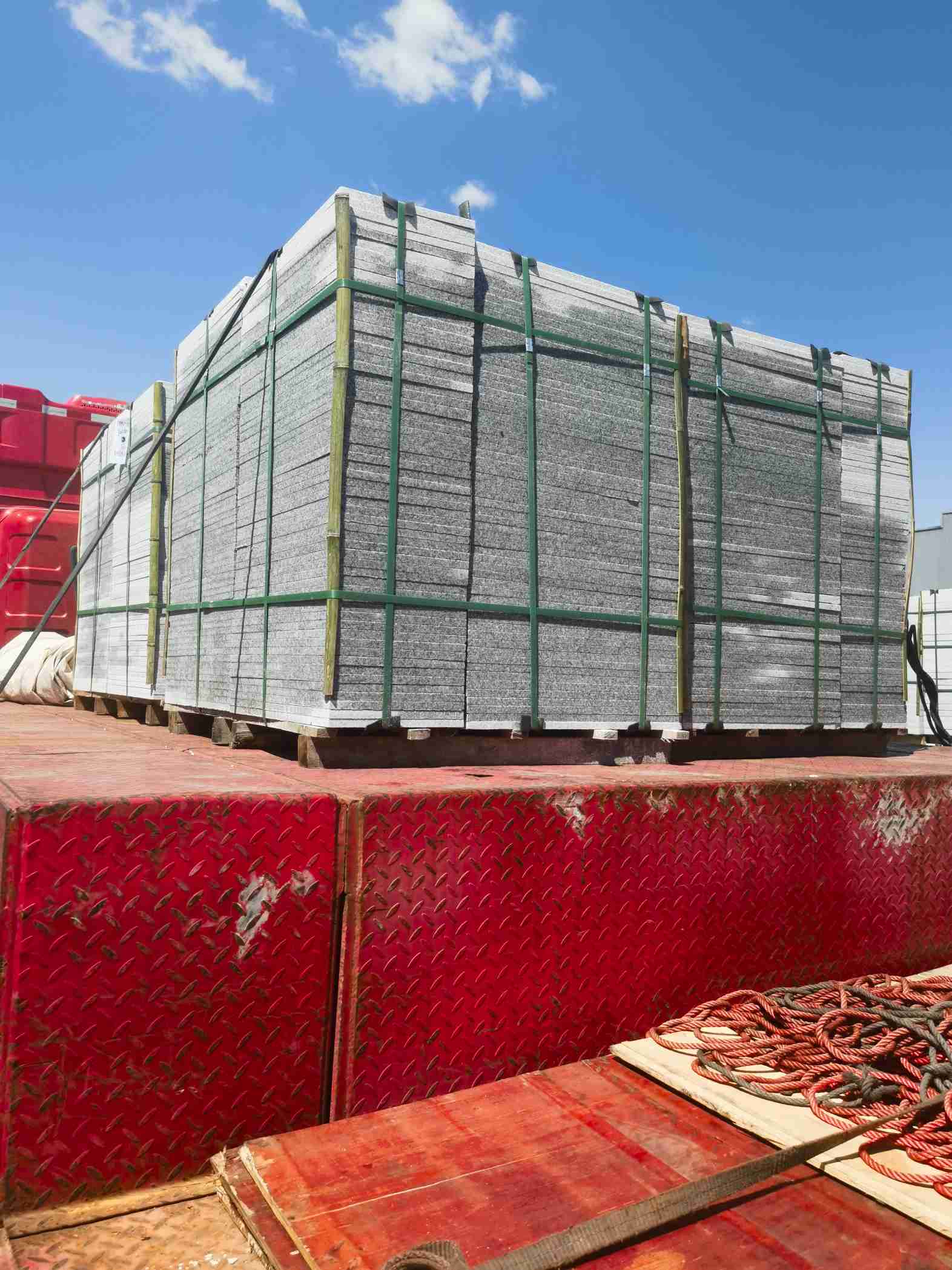 深圳 芝麻白火烧规格板地铺石300*600/600*600