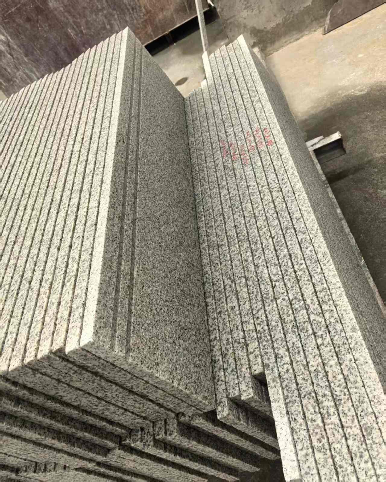 深圳 白麻荔枝面花岗岩楼梯踏步