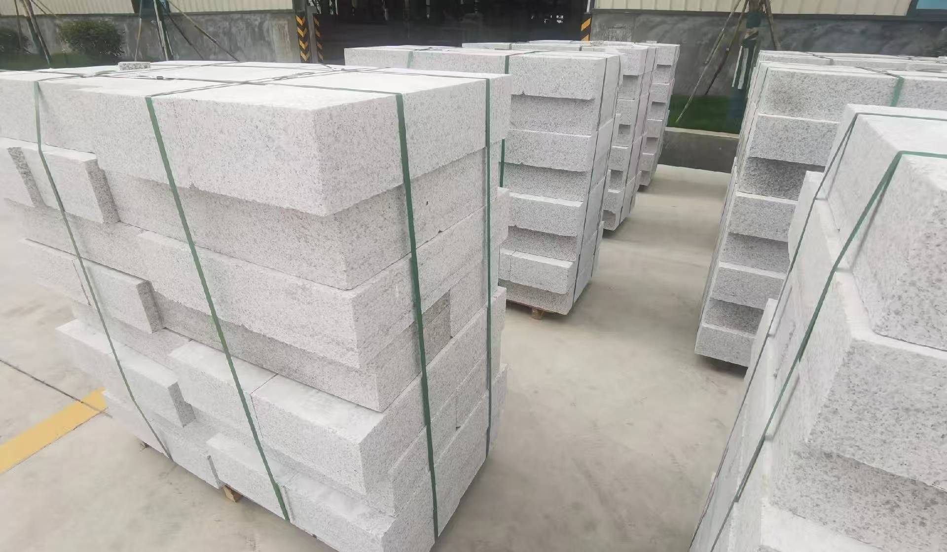 深圳 白麻花岗岩路沿石，立缘石，平缘石，路牙石，道牙石，马路牙子等